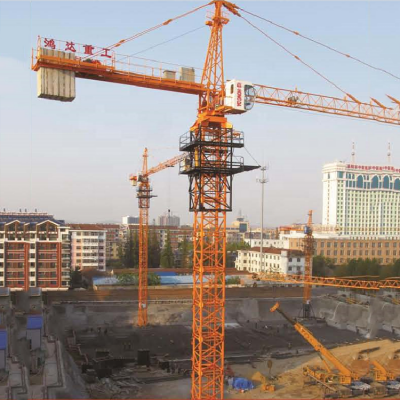 Professional manufacturers supply Max Load 10T QTZ 125 F(6015) tower crane