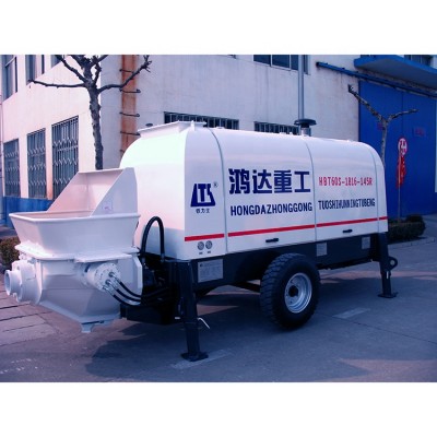 Direct manufacturers selling Trailer-mounted Concrete Pump Pumping concrete for construction works concrete pump